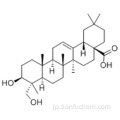 オレアン-12-エン-28-オイカ酸、3,23-ジヒドロキシ - 、（57187149,3b、4a） -  CAS 465-99-6